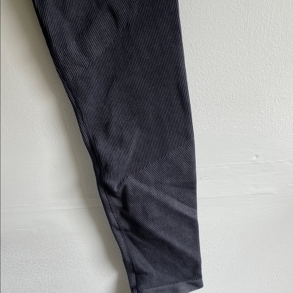 JoyLab Charcoal Ribbed Leggings Size Large - Picture 5 of 10